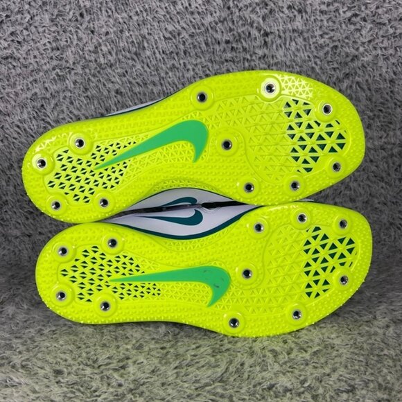 Nike High Jump Elite Track Spikes SZ 8.5 Men Barely Green Spruce